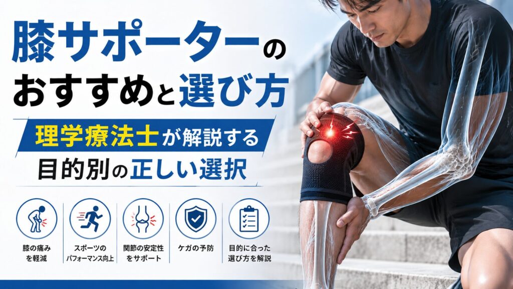 膝サポーターのおすすめと選び方