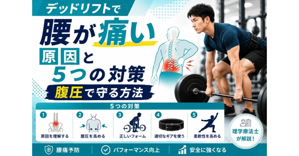 デッドリフトで腰が痛い原因と5つの対策