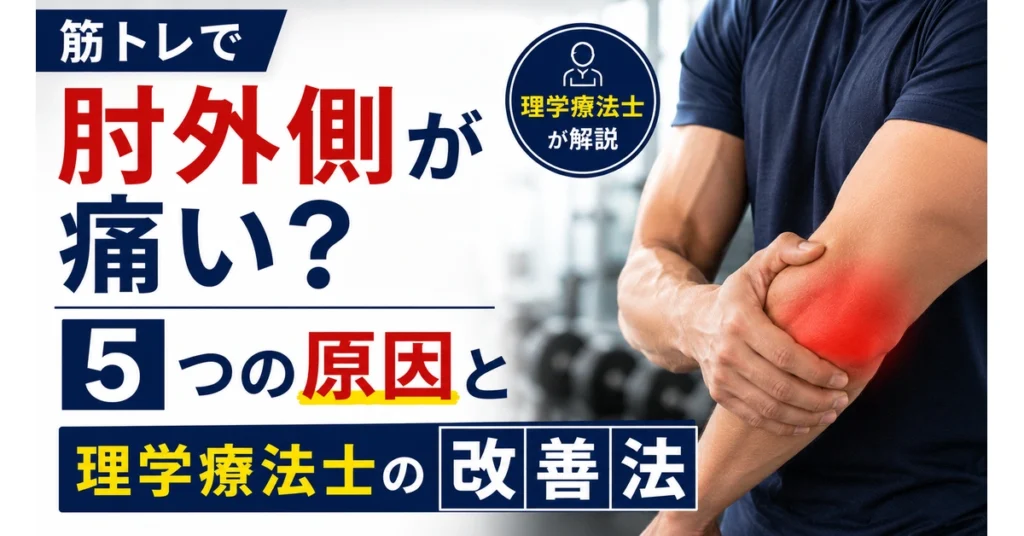 肘外側が痛い5つの原因と改善法